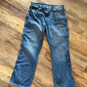 Arizona Jean Company Women's Straight Leg Jeans - Dark Blue Denim